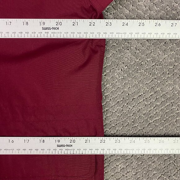 Vintage Eddie Bauer Mountain Parka Utility Jacket Men's Medium Burgundy Red - Picture 8 of 10